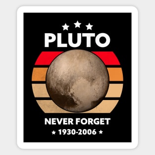 Never Forget Pluto Sticker